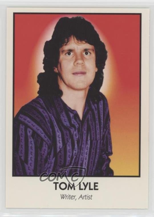 1992 Eclipse Famous Comic Book Creators Tom Lyle #63 0w6