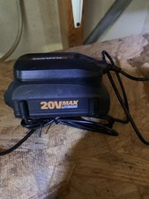 WORX 20V MAX Lithium Power Tool Battery Charger, Black, 20 V