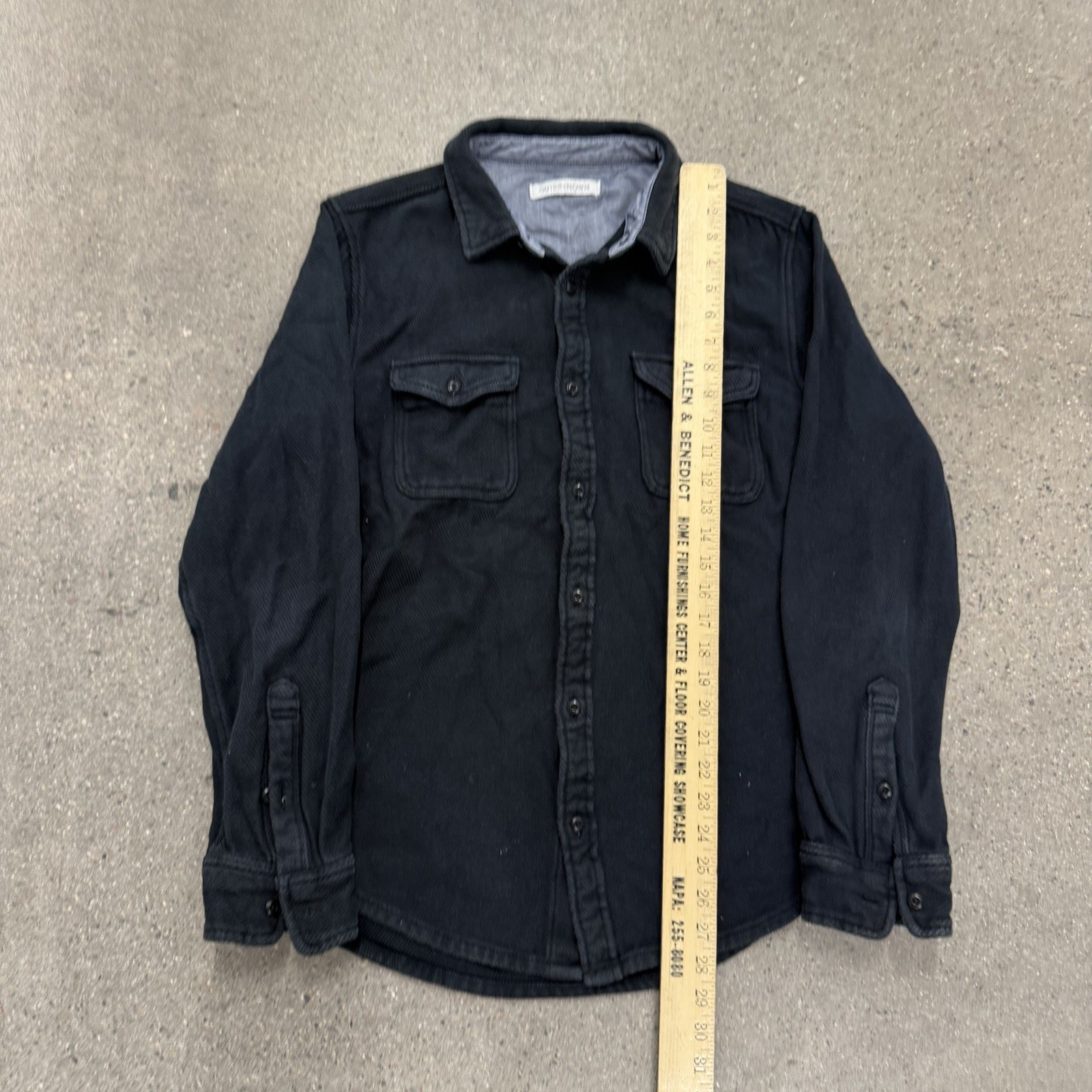 Outerknown Men's Button Down heavyweight Shirt Si… - image 6