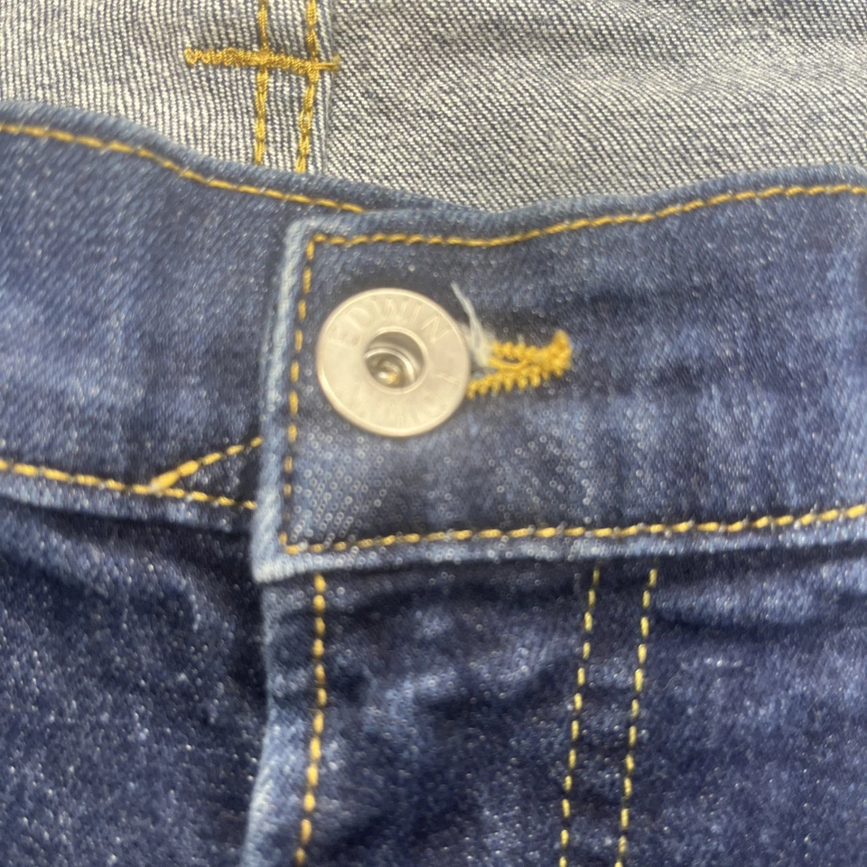 EDWIN Japanese Wash Denim ED-85 Slim Tapered Selvedge Jeans W34 L34 Europe - Image 3 of 4