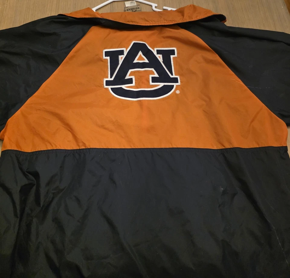 Chaqueta cortavientos suéter Heisman Reebok Auburn Tigers talla grande Foto 3 de 4