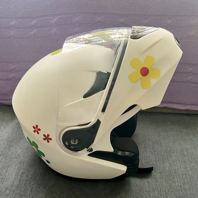 F19 MattWhite S: Motorrad-Helm · Klapp-Helm Modular-Helm Flip-up Integral-Helm
