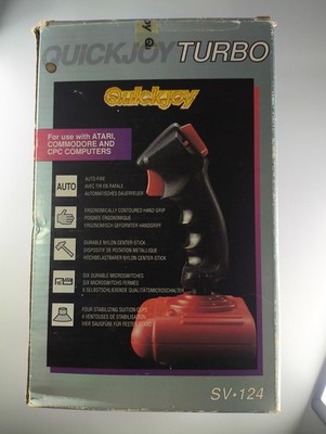 Quickjoy Turbo SV-124 Joystick Original Atari Commodore CPC DB9 OVP