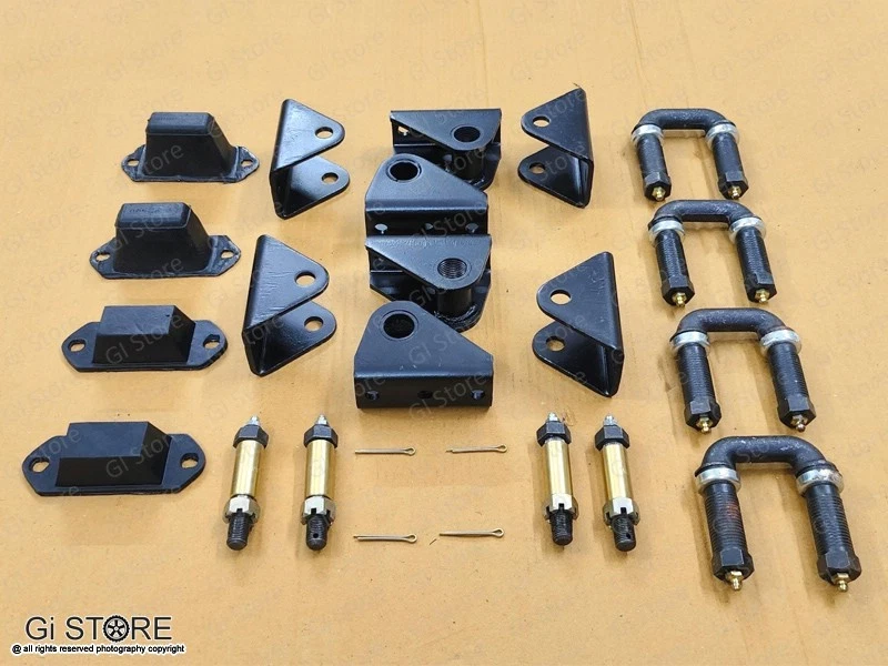 Полный комплект подвески U Shackle для грузовика Willys Jeep MB GPW CJ 2A 3B M38A - Изображение 4 из 4