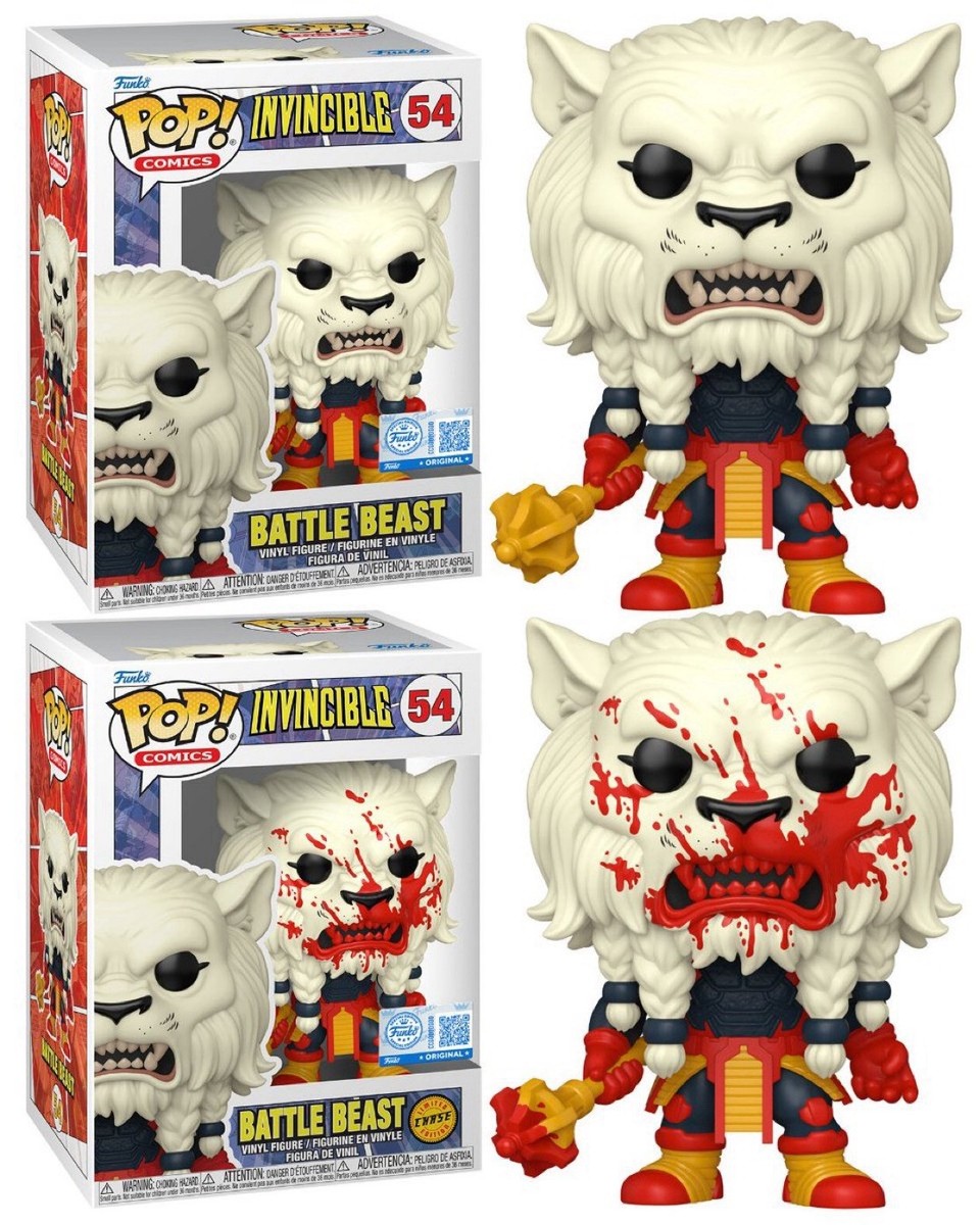 Invincible Battle Beast Funko Pop! #54 Chase & Common PRESALE | eBay