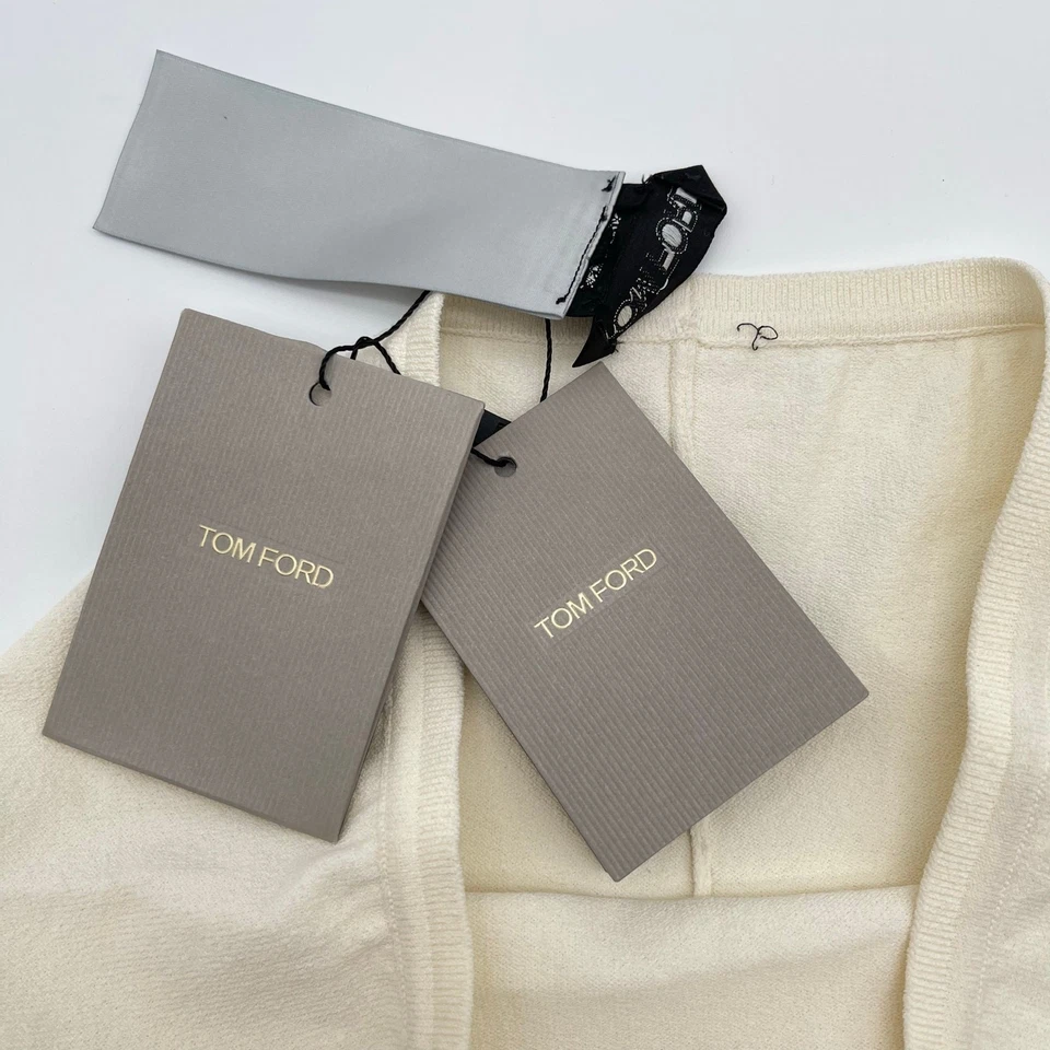 TOM FORD | Camiseta nova com etiquetas calcinha off white menino curto P - Imagem 4 de 4