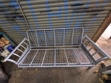 Metal Futon Sofa Bed with Thick Futon Mattress Full Size