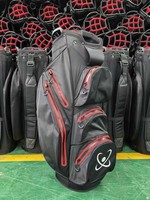 WATERPROOF 14 WAY GOLF CART BAG 7 WATERPROOF ZIPS LIGHTWEIGHT