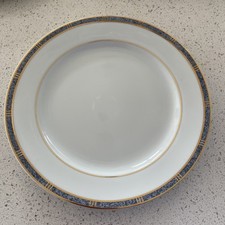 Set of 6 Bernardaud Limoges ANTINEA ANTHRACITE Dessert Plates 8.5”