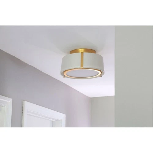 Crystorama FUL-903-GA Fulton Semi-Flush Mount Antique Gold - Picture 7 of 9