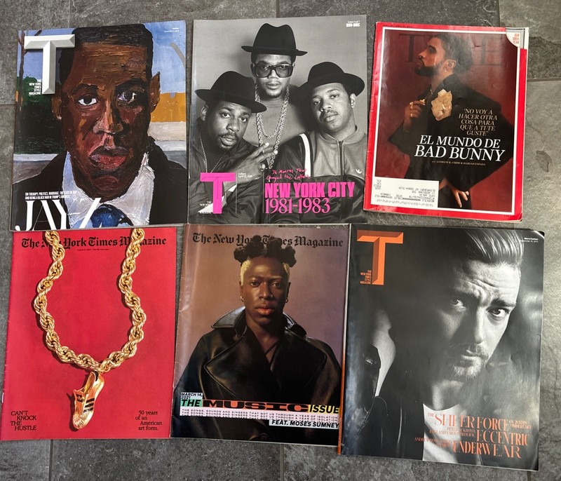 Pop Culture Music Magazine Lot 6 Bad Bunny Jay Z Rap Run DMC