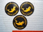 vintage new york conservation department public fishing tin sign x 3