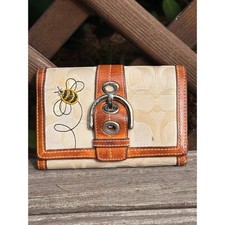 Coach SoHo Bee Bumblebee Wallet Rare Y2K Vintage HTF