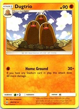 Dugtrio 86/214 Rare Unbroken Bonds Pokemon Near Mint