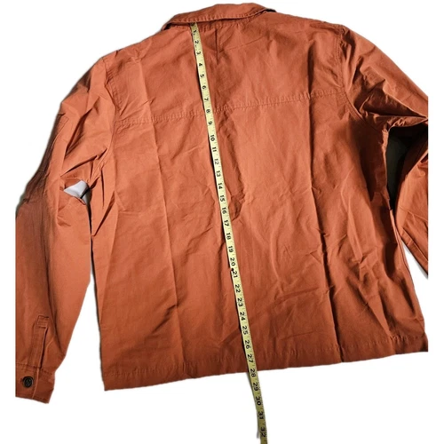 C'est Bon Work Jacket Burnt Orange Zip Up Men's SZ XL Urban Mod Work Chore Nwt  image 9