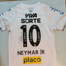 Neymar Jr Signed Autographed Santos FC Jersey #10 With COA