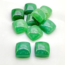 Natural Green Aventurine Cushion Cabochon 6mm To 25mm Loose Gemstone