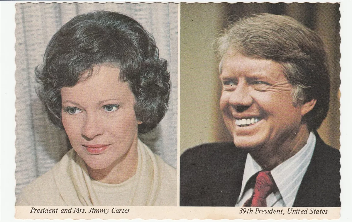 Vintage Postcard President Jimmy Carter First Lady Rosalynn Carter Unused  Card | eBay