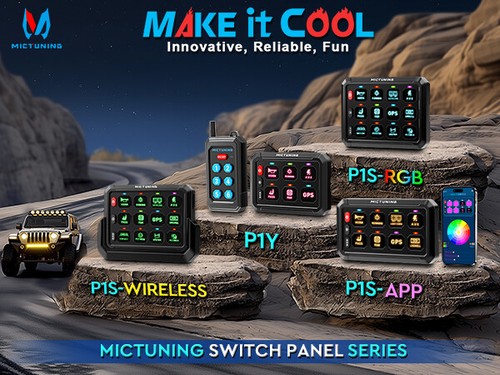MICTUNING 6 Gang Switch Panel w/Wireless Remote Control Circuit Box Offroad Boat - Picture 10 of 20