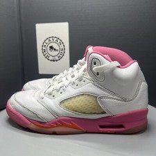 Nike Air Jordan 5 Retro WNBA  Orange 2022 GS 440892-168 Size 5.5Y Wmn 7 Preowned