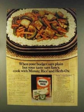 1976 Minute Rice & Herb-Ox Ad - Sweet 'n Sour Chicken