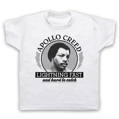 APOLLO CREED BLITZSCHNELL ROCKIG INOFFIZIELLES BOXEN KINDER T-SHIRT