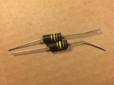 2 NOS Allen Bradley 680k ohm 2 watt 2W Carbon Comp Resistors 10 TESTED Qty Av