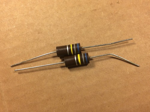 50 Résistances Carbone Airco Speer RC20GF225 - 2,2M Ohm 20% 1/2W - New Old Stock