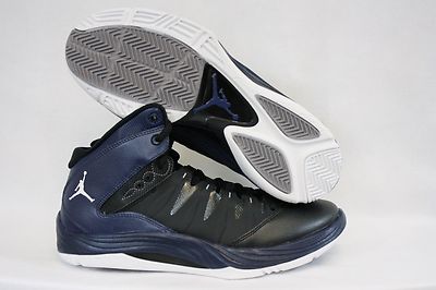 Mens Nike Jordan Prime.Fly 599582 015 Black Navy Blue Basketball Sneakers Shoes