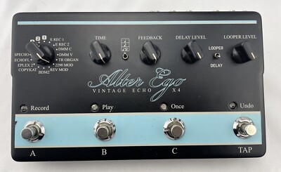 TC Electronics Alter Ego x4 Vintage Echo Delay/Looper Effects Pedal N