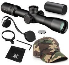 Vortex Optics Strike Eagle 3-18x44 FFP EBR-7C MOA Riflescope with Free CF Hat