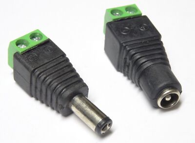 DC Stecker Buchse Kupplung Hohlstecker Hohlbuchse Steckverbinder 5,5x2,1mm DC 3