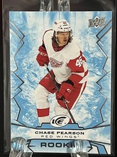 CHASE PEARSON     2022-23 Upper Deck Ice     ROOKIE    #130    Red Wings