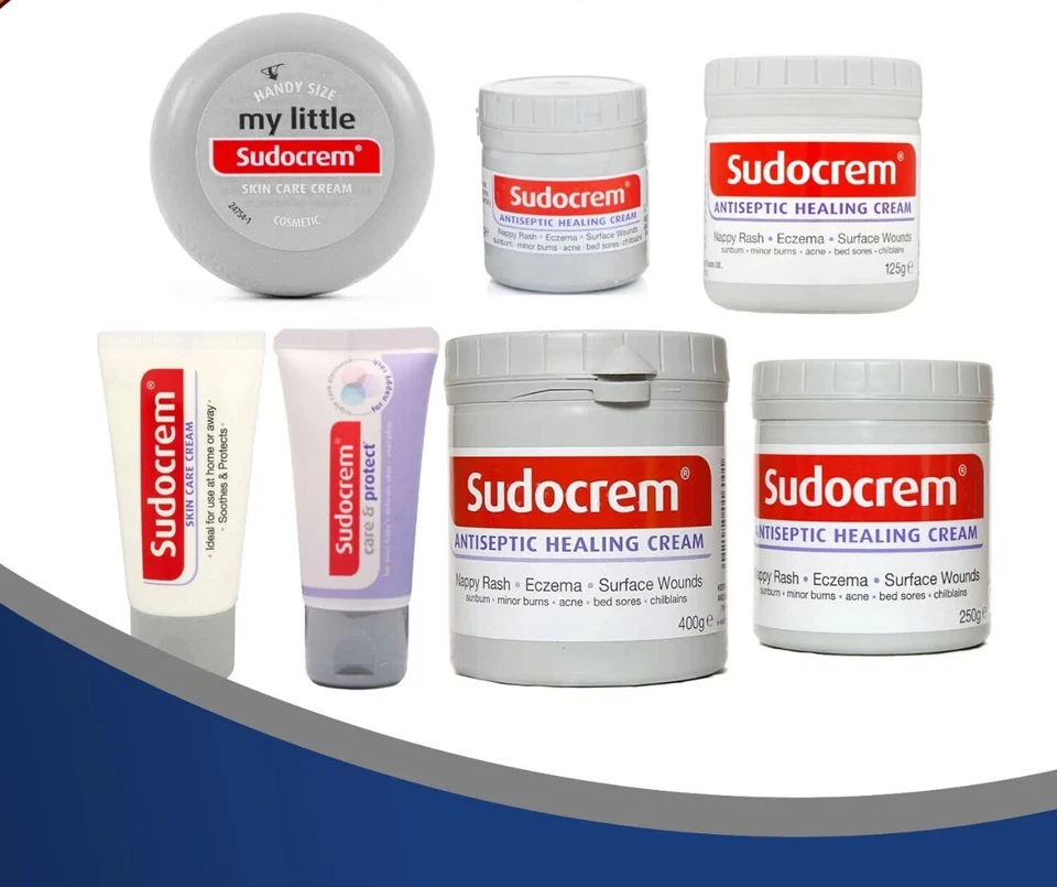 Sudocrem Antiseptic Healing Nappy Rash Eczema Cream Various Select Your Size
