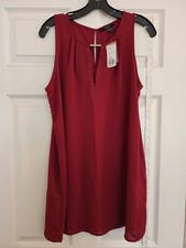 NWT Forever 21 XXI Maroon Burgundy Wine Short Dress
