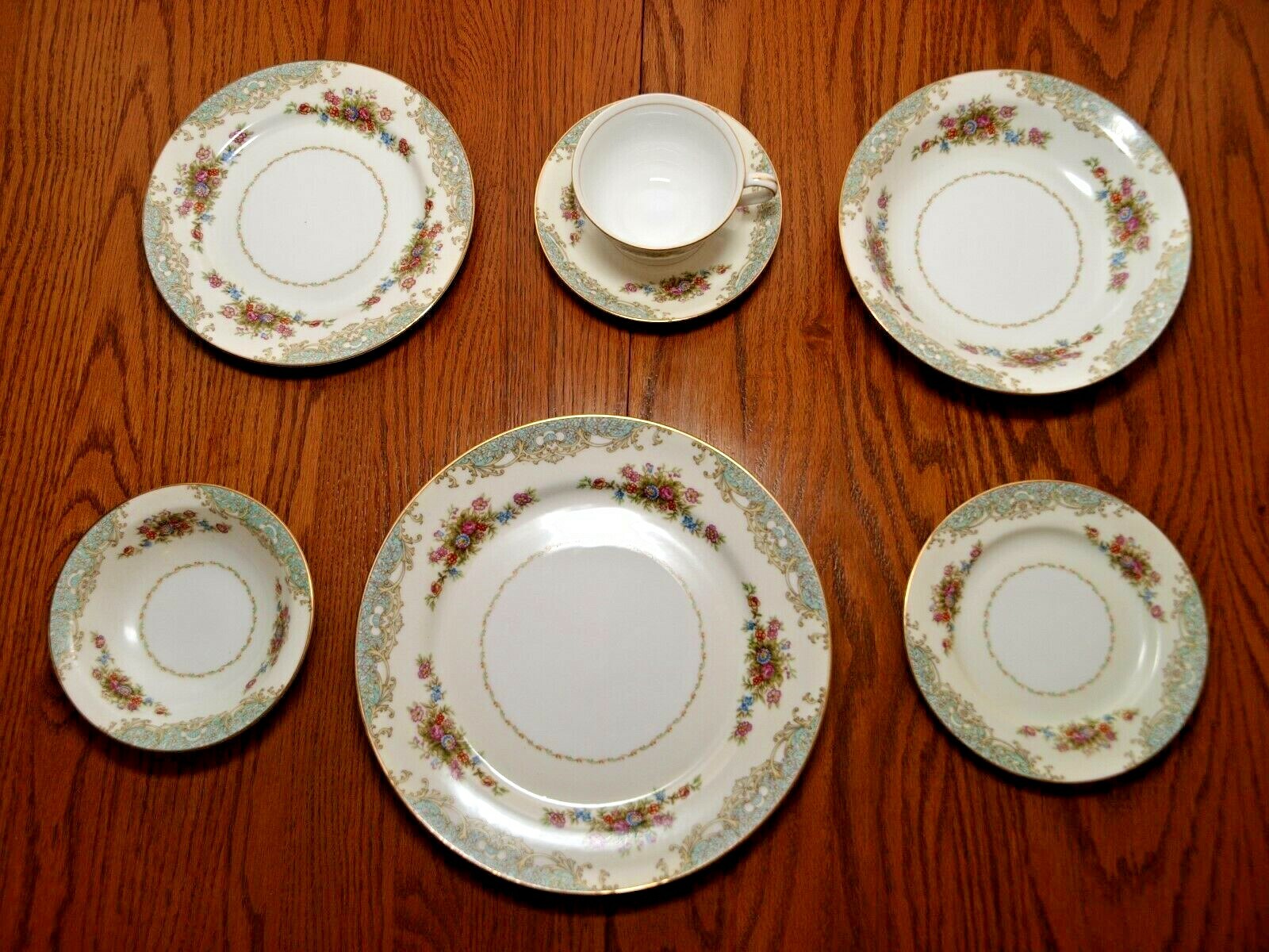 Kyoto Fine China Cecelia 6049 98 Piece Set eBay