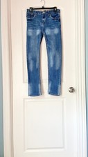 Levi Strauss  Co Boy  s Dark Wash Straight Leg Denim Jeans Size 18 Reg.