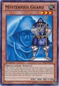 Mysterious Guard - BP01-EN058 - Common - 1st Edition x3 - Near Mint