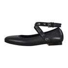Women's Flat Shoes Cross Ankle Strap Round Toe Slip On Office Ballet Pumps US8 — photo 1