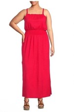 Michael Kors Geranium Smocked Maxi Dress NWT Sz Small NWT