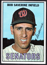 1967 Topps #27 Bob Saverine  VG-EX+