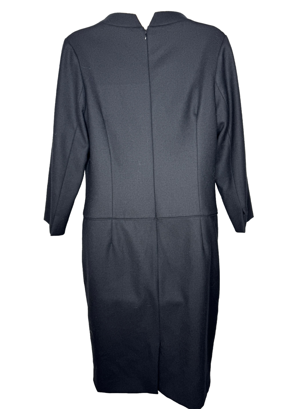 Pendleton Black 100% Wool Sheath Pencil Dress 3/4… - image 4