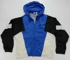 Rare Vintage NIKE Spell Out Swoosh Full Zip Color Block Track Jacket 80s 90s L