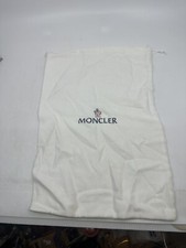 MONCLER WHITE LOGO DUST BAG SLEEPER STORAGE C...