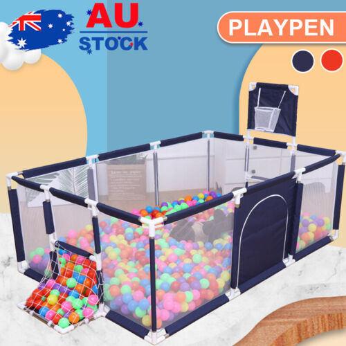 Large Baby Playpen SafetyToys Gate Kids Toddler Fence Play Activity Center Game  - Picture 1 of 12