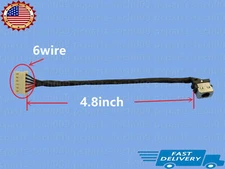 DC Power Jack In Cable Harness Charging Port Socket DDBKLGAD000 4.8''