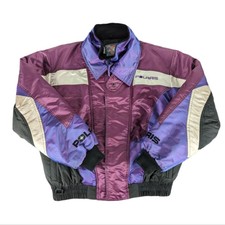 Vintage Polaris Thermaloft Snowmobile Jacket Insulated Nylon Purple - Women's Xl