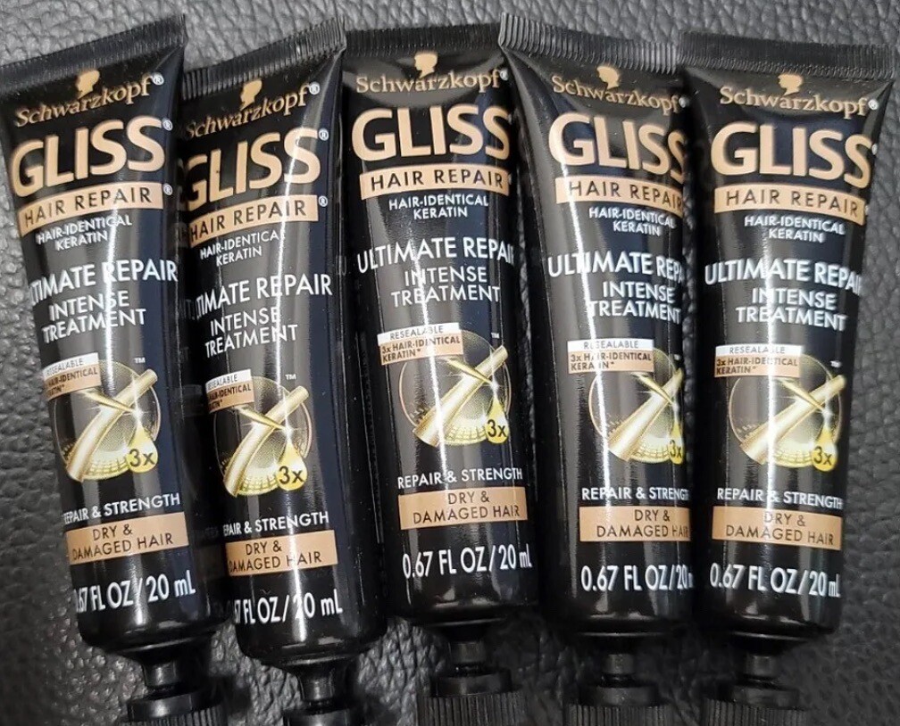 Schwarzkopf Gliss  Dry & Damaged Hair Repair And Strength pack of 5 