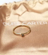Louise Carter Dainty Zircon Ring sz 7