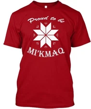Mi'kmaq Pride Tee T-Shirt Made in the USA Size S to 5XL